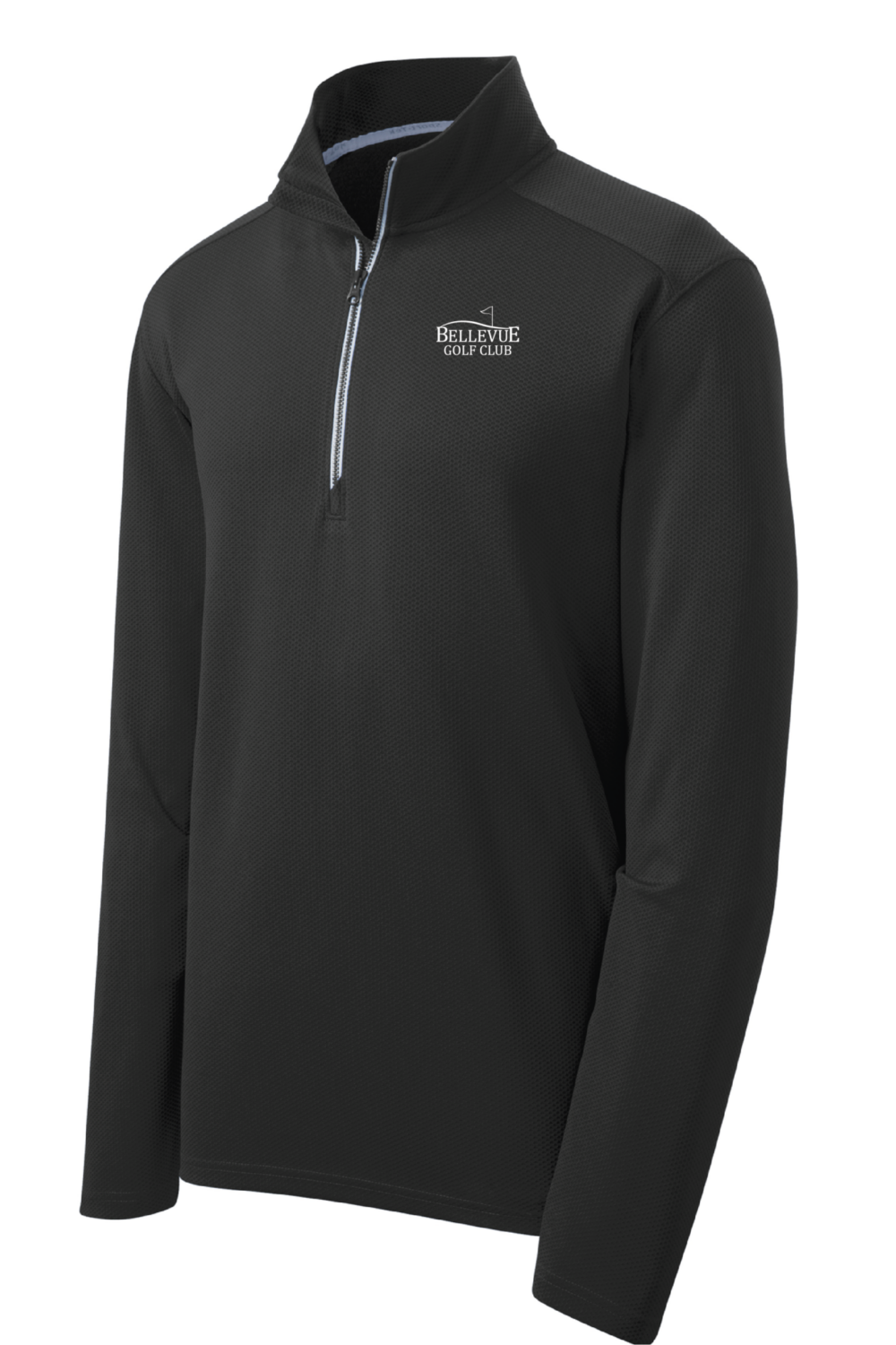 Bellevue Golf Club Men’s Sport-Tek Sport-Wick Textured 1/4 Zip Pullover (6 Color Options) - Image 2