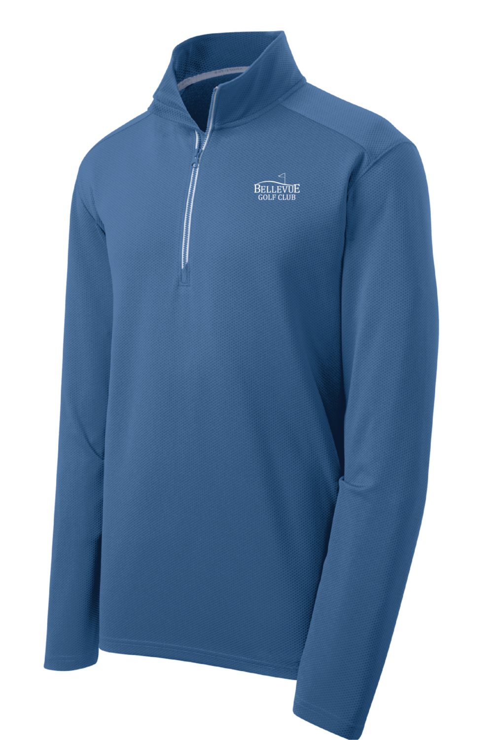 Bellevue Golf Club Men’s Sport-Tek Sport-Wick Textured 1/4 Zip Pullover (6 Color Options) - Image 3