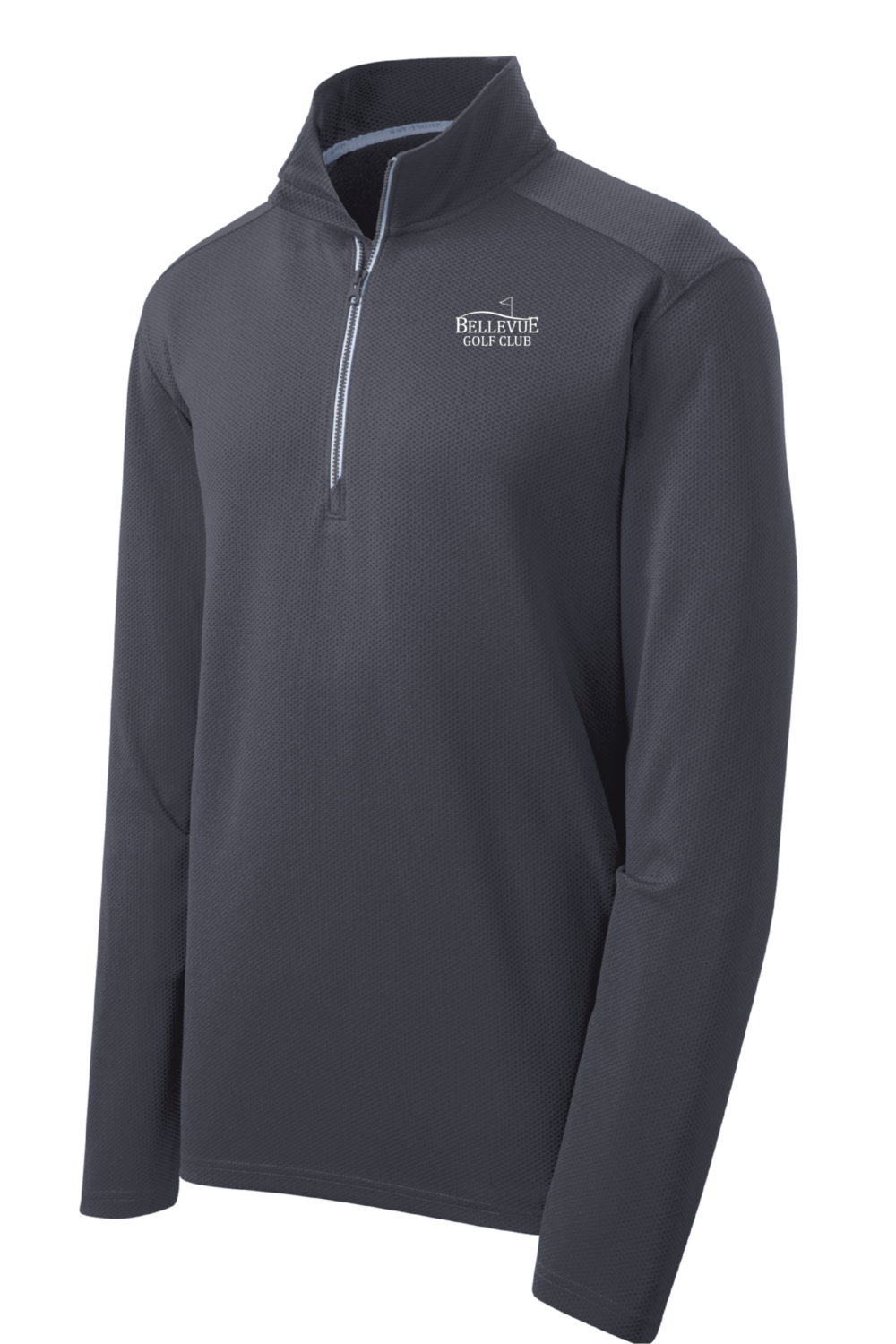 Bellevue Golf Club Men’s Sport-Tek Sport-Wick Textured 1/4 Zip Pullover (6 Color Options)