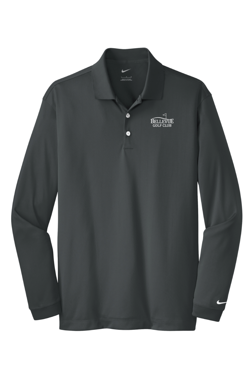 Bellevue Golf Club Men's Nike Long Sleeve Dri-FIT Stretch Tech Polo (6 Color Options)