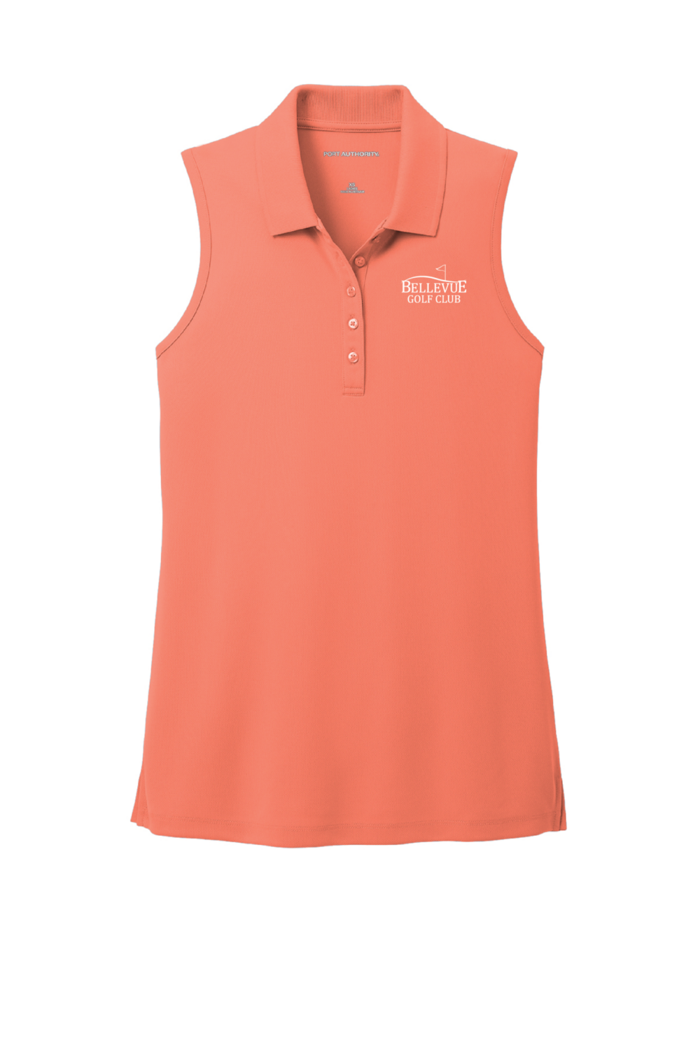Bellevue Golf Club Women's Port Authority Dry Zone UV Micro-Mesh Sleeveless Polo (5 Color Options)