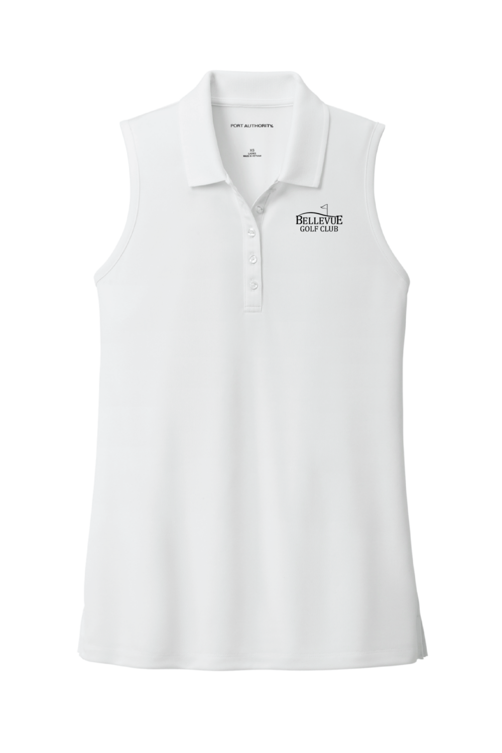 Bellevue Golf Club Women's Port Authority Dry Zone UV Micro-Mesh Sleeveless Polo (5 Color Options) - Image 5