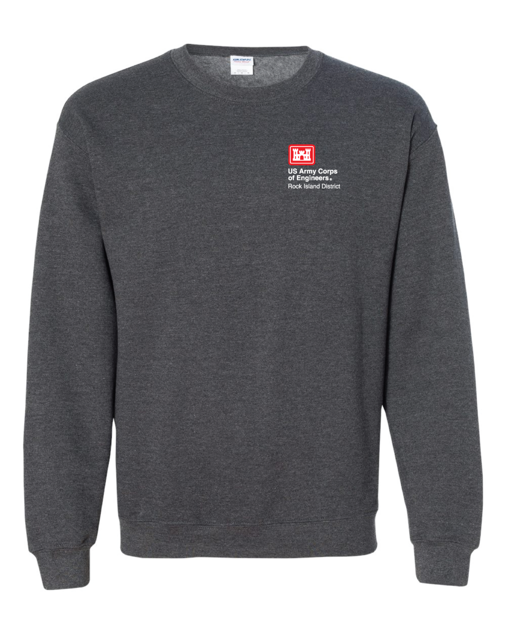 US Army Corp of Engineers Gildan Heavy Blend Crewneck Sweatshirt (6 Color Options) - Image 2