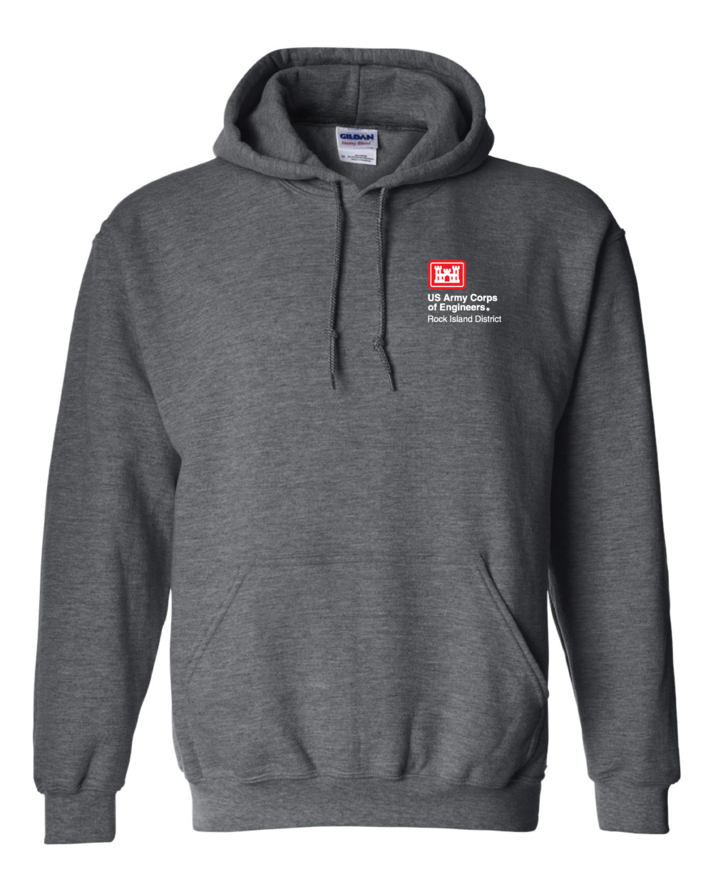 US Army Corp of Engineers Gildan Heavy Blend Hoodie (6 Color Options) - Image 2