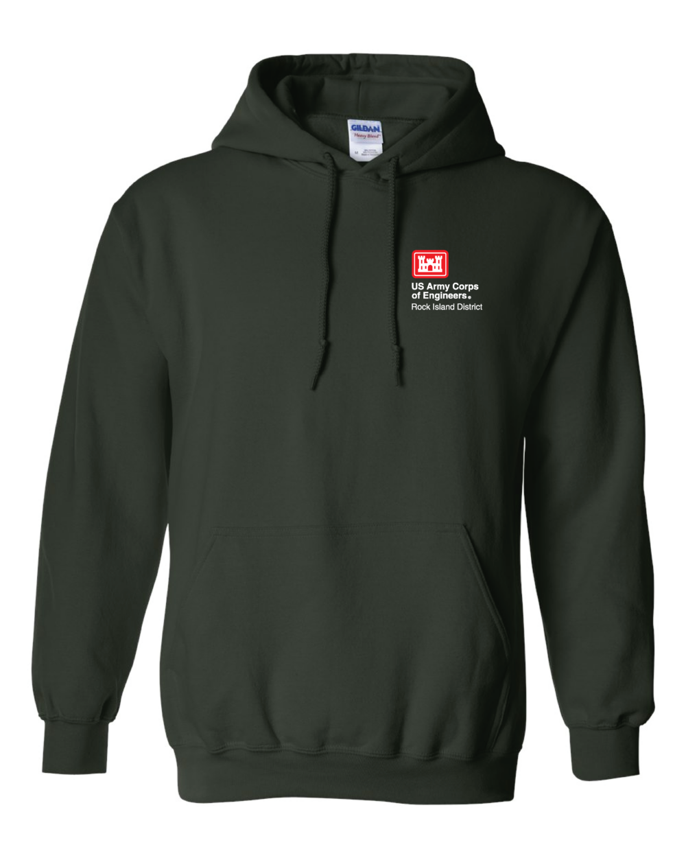 US Army Corp of Engineers Gildan Heavy Blend Hoodie (6 Color Options) - Image 3