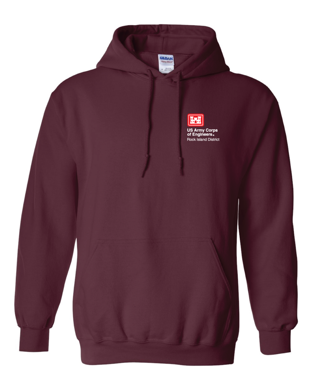 US Army Corp of Engineers Gildan Heavy Blend Hoodie (6 Color Options) - Image 4