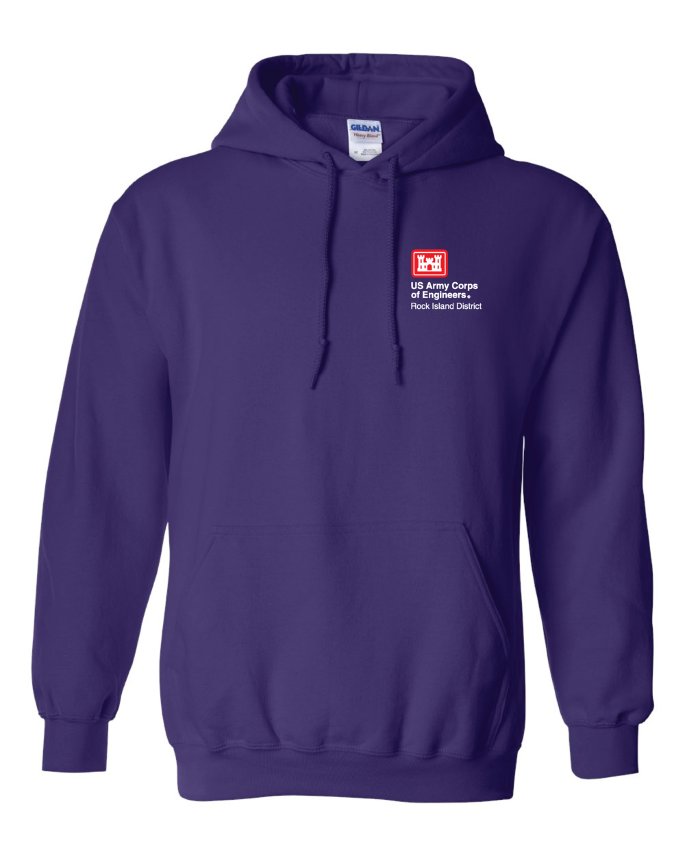 US Army Corp of Engineers Gildan Heavy Blend Hoodie (6 Color Options) - Image 6