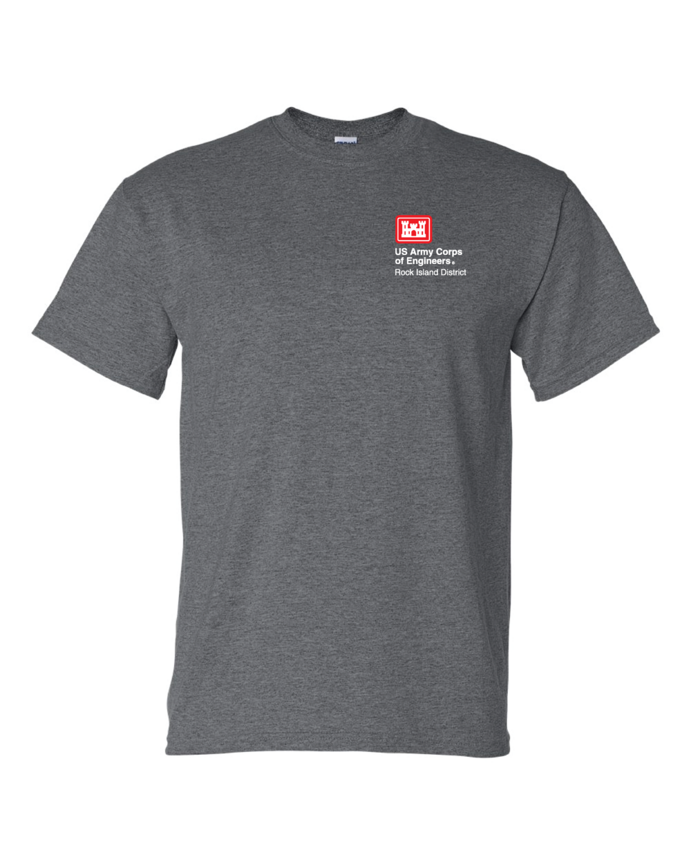 US Army Corp of Engineers Gildan Dryblend 50/50 T-Shirt (6 Color Options) - Image 2
