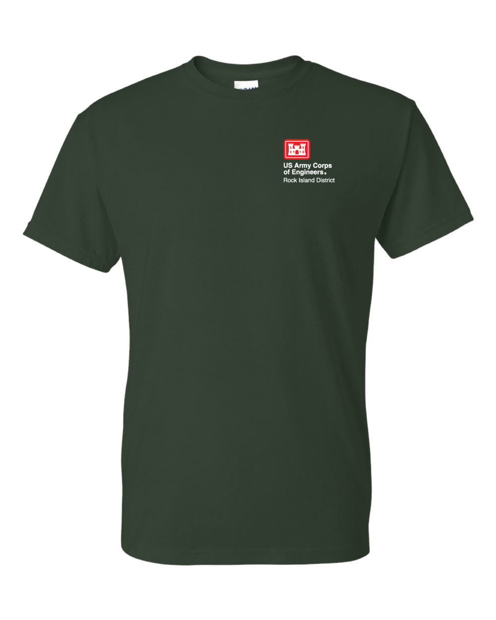US Army Corp of Engineers Gildan Dryblend 50/50 T-Shirt (6 Color Options) - Image 3