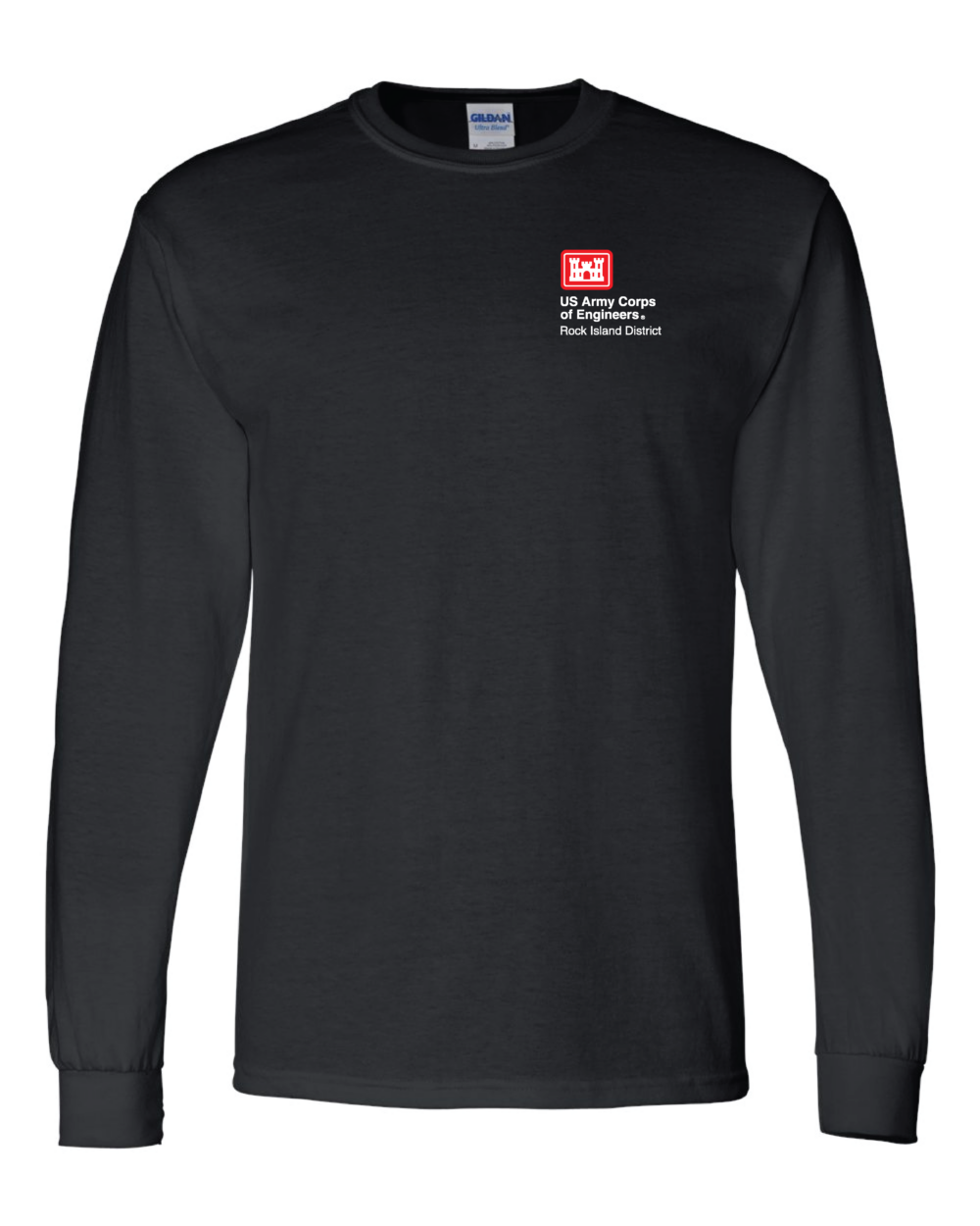 US Army Corp of Engineers Gildan Dryblend 50/50 Long Sleeve T-Shirt (5 Color Options)
