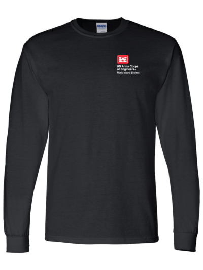 US Army Corp of Engineers Gildan Dryblend 50/50 Long Sleeve T-Shirt (5 Color Options)