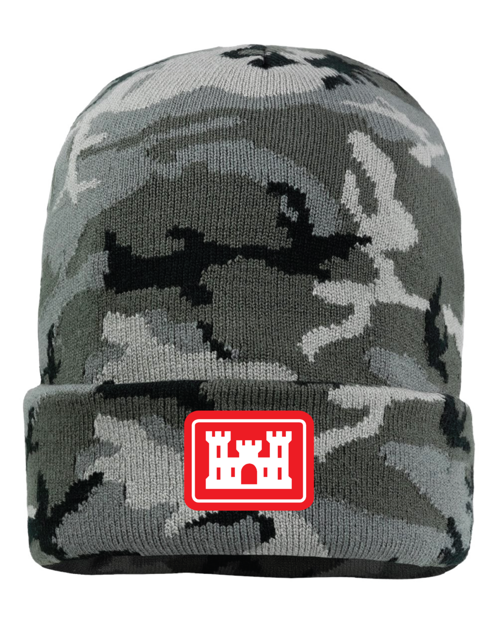 US Army Corp of Engineers Sportsman 12" Solid Cuffed Stocking Hat (5 Color Options) - Image 4