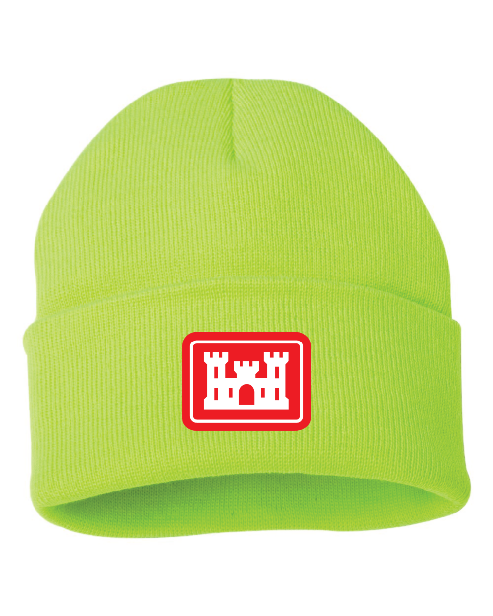US Army Corp of Engineers Sportsman 12" Solid Cuffed Stocking Hat (5 Color Options) - Image 5