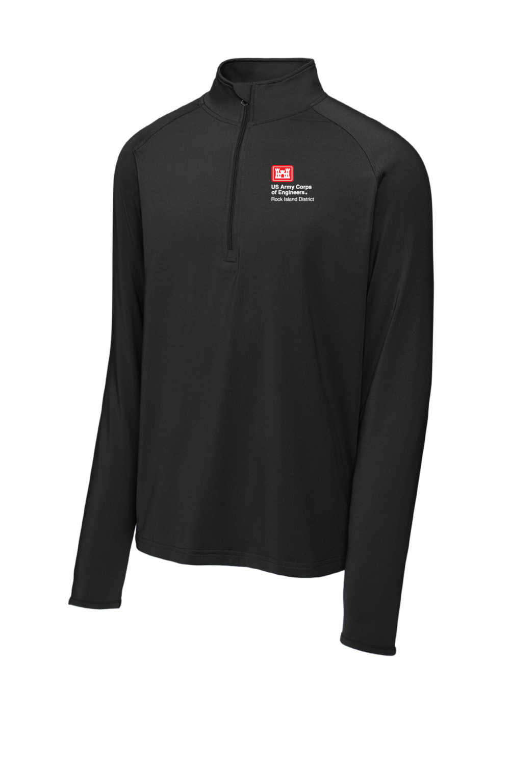 US Army Corp of Engineers Sport-Tek Unisex Sport-Wick Stretch 1/4 Zip Pullover (5 Color Options)