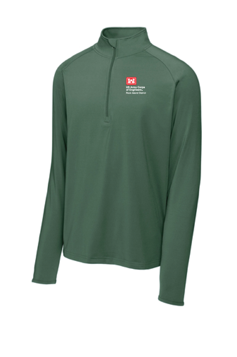US Army Corp of Engineers Sport-Tek Unisex Sport-Wick Stretch 1/4 Zip Pullover (5 Color Options) - Image 3