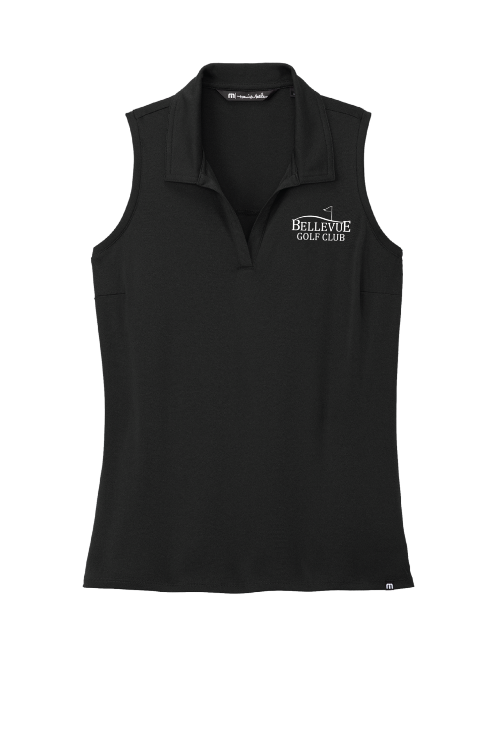 Bellevue Golf Club Women’s TravisMathew Coto Performance Sleeveless Polo (4 Color Options) - Image 2