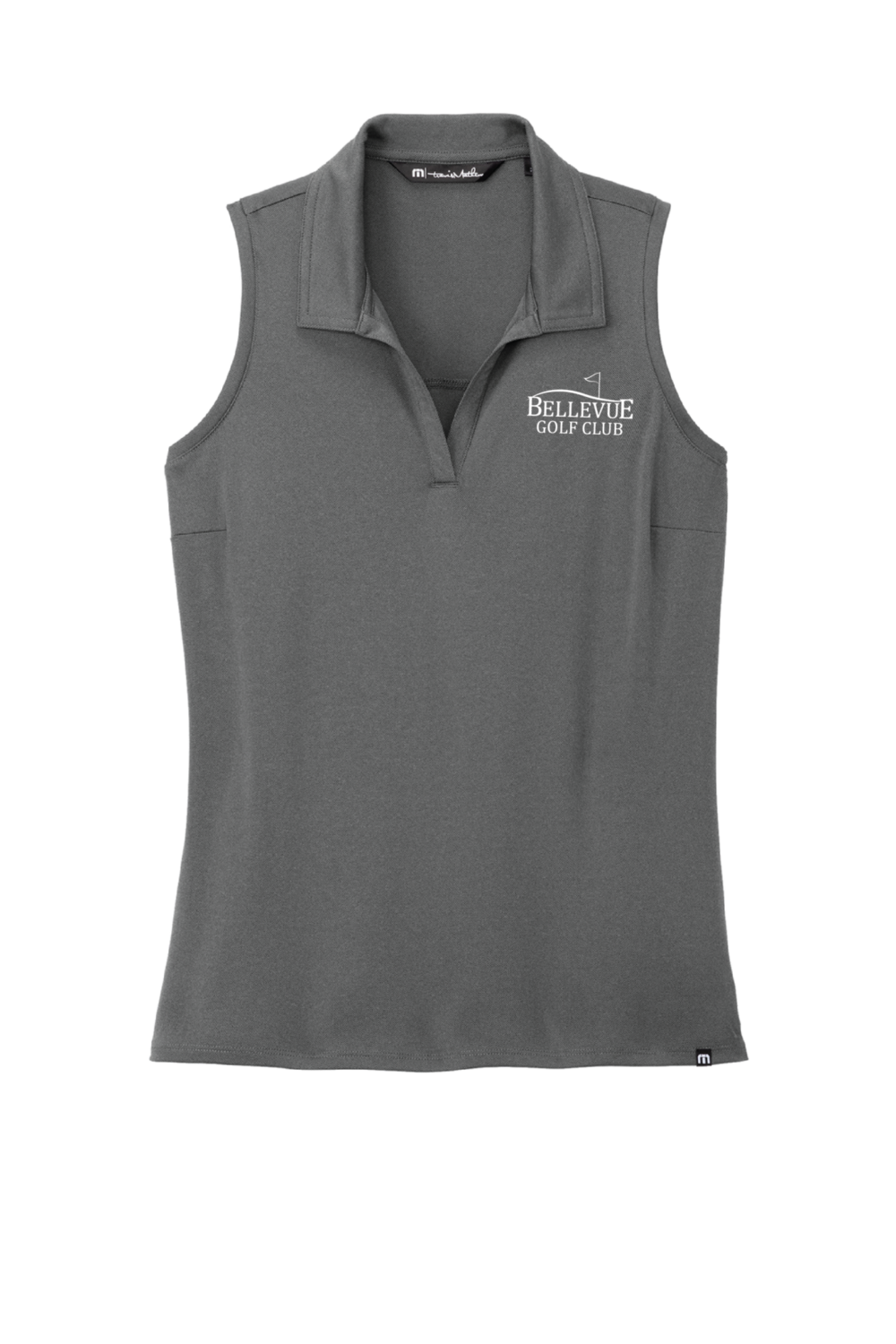 Bellevue Golf Club Women’s TravisMathew Coto Performance Sleeveless Polo (4 Color Options) - Image 4