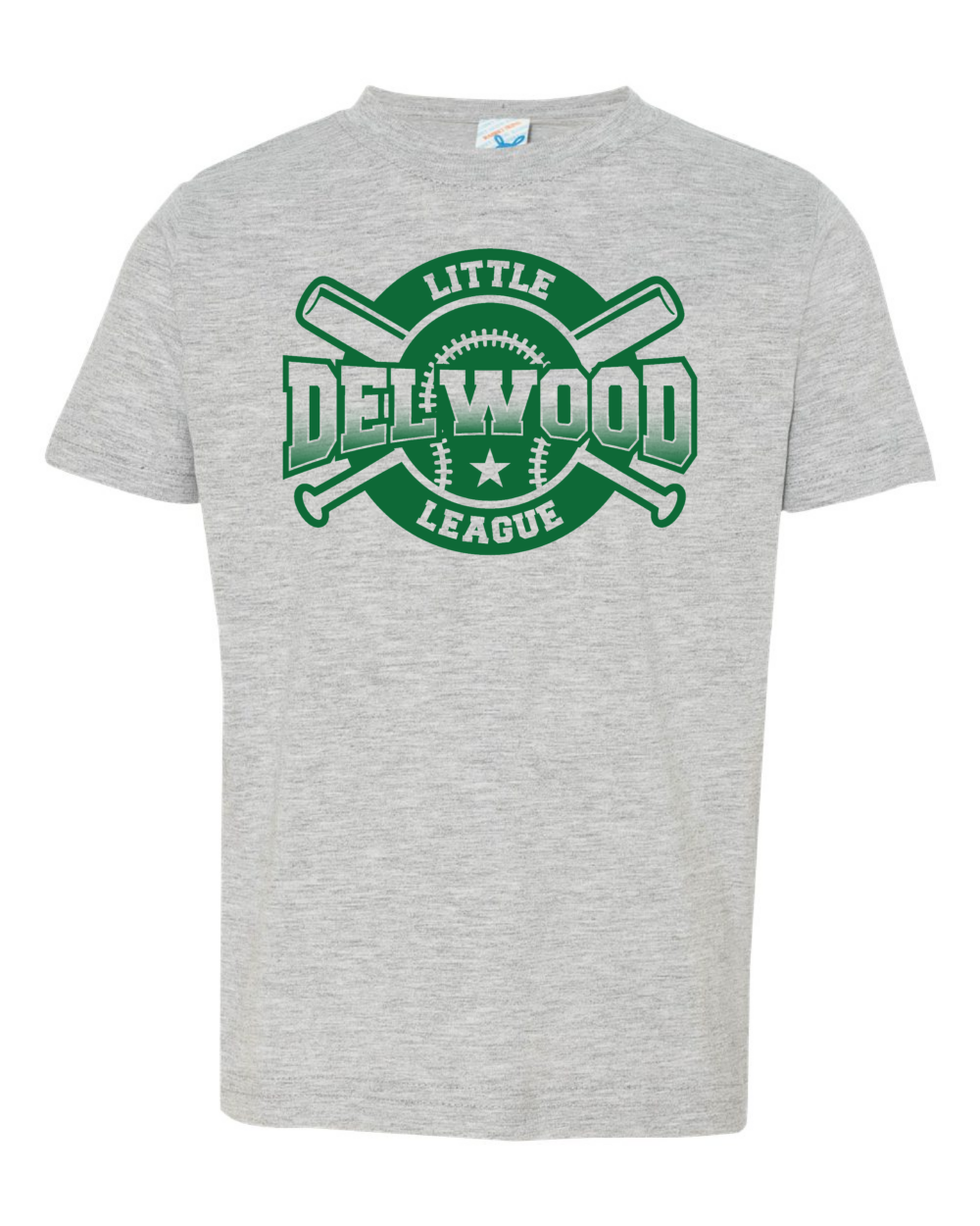 Delwood Little League Toddler Rabbit Skins Fine Jersey T-Shirt (4 Color Options) - Image 4