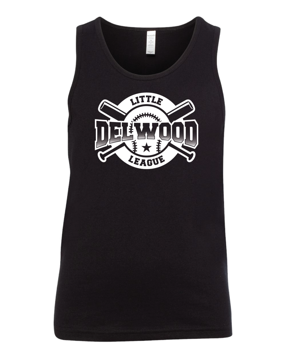 Delwood Little League Youth Bella + Canvas Jersey Tank (3 Color Options) - Image 2