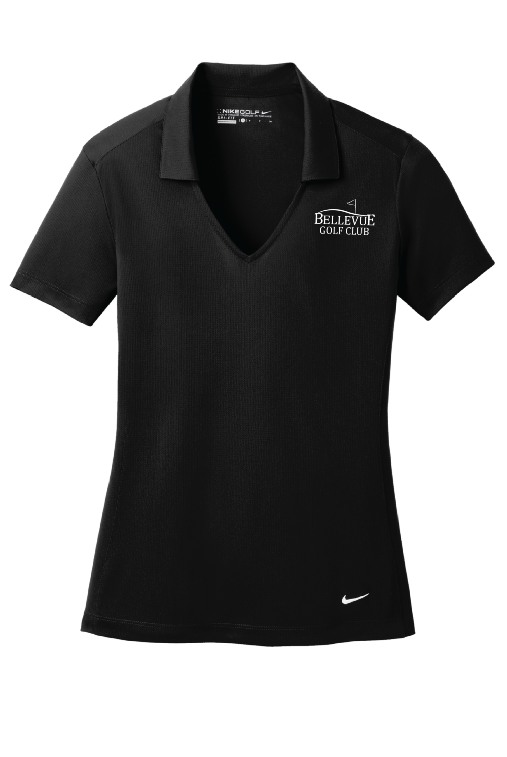 Bellevue Golf Club Nike Ladies Dri-FIT Vertical Mesh Polo (12 Color Options) - Image 2