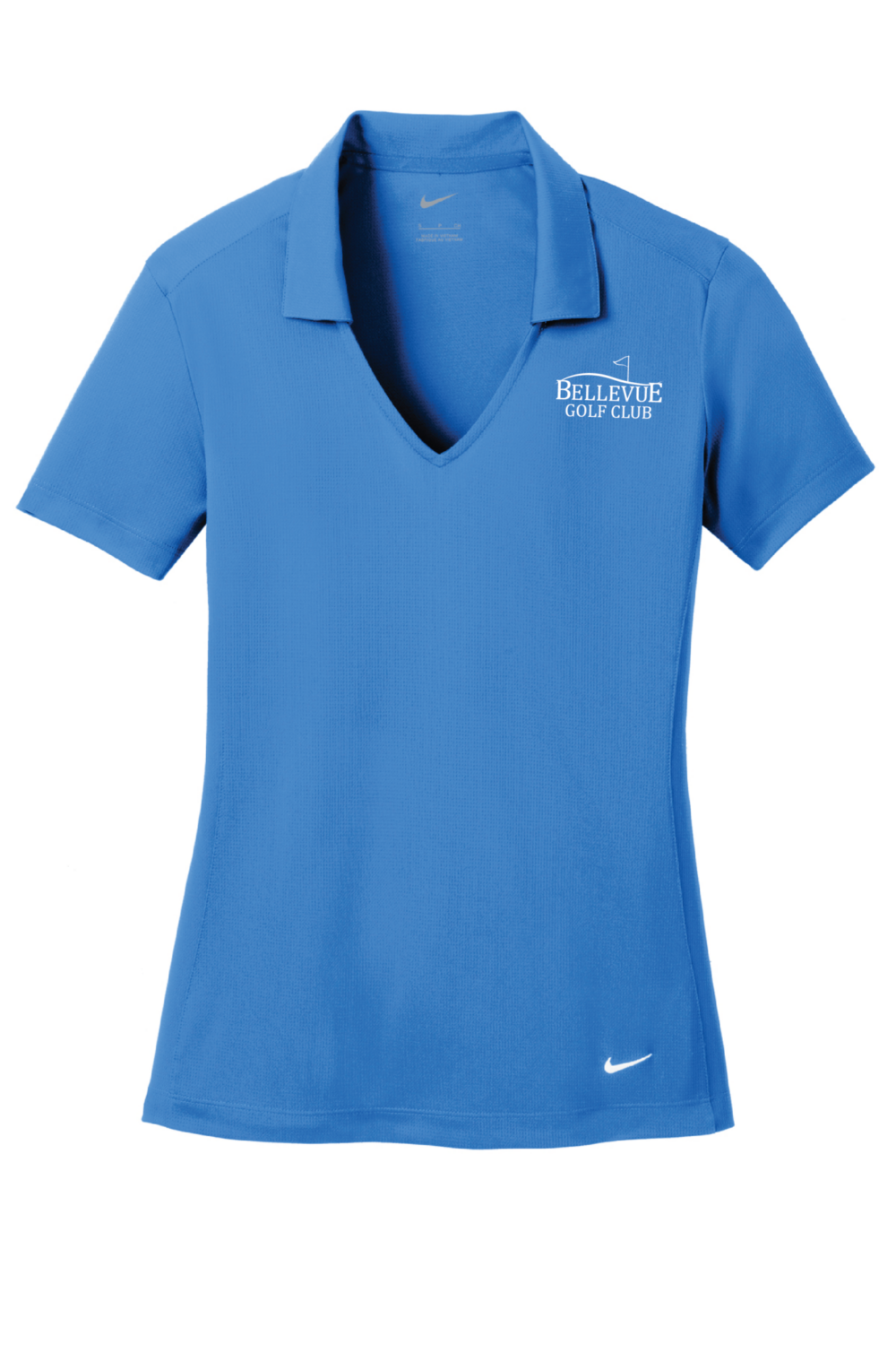 Bellevue Golf Club Nike Ladies Dri-FIT Vertical Mesh Polo (12 Color Options) - Image 4