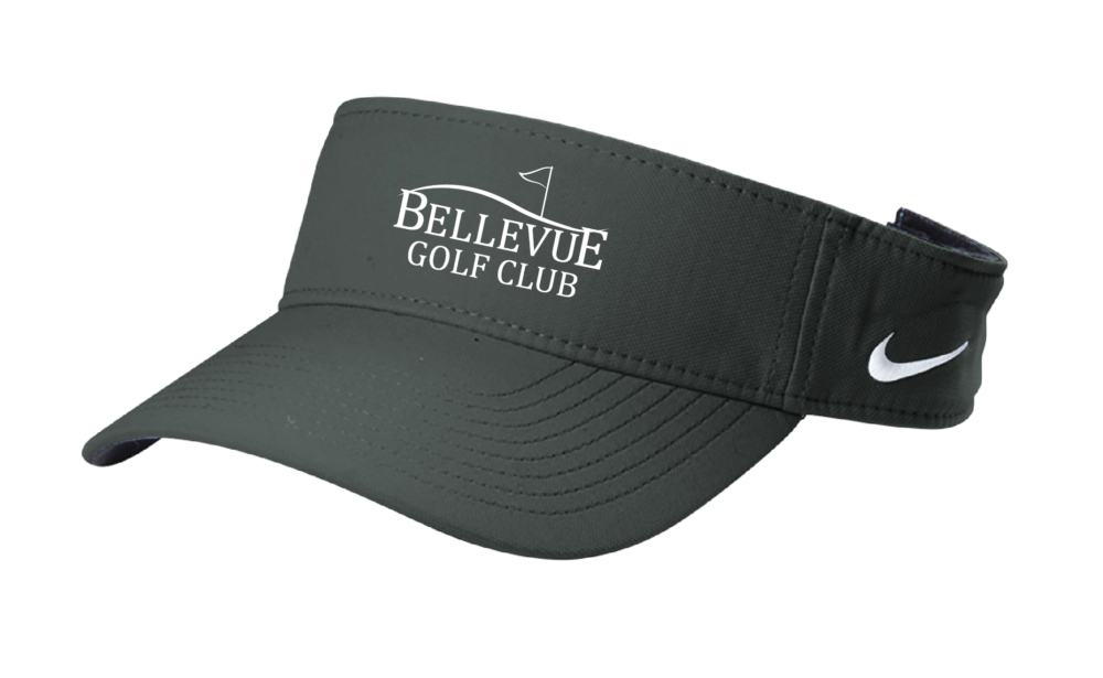 Bellevue Golf Club Unisex Nike Dri-FIT Team Performance Visor (8 Color Options)