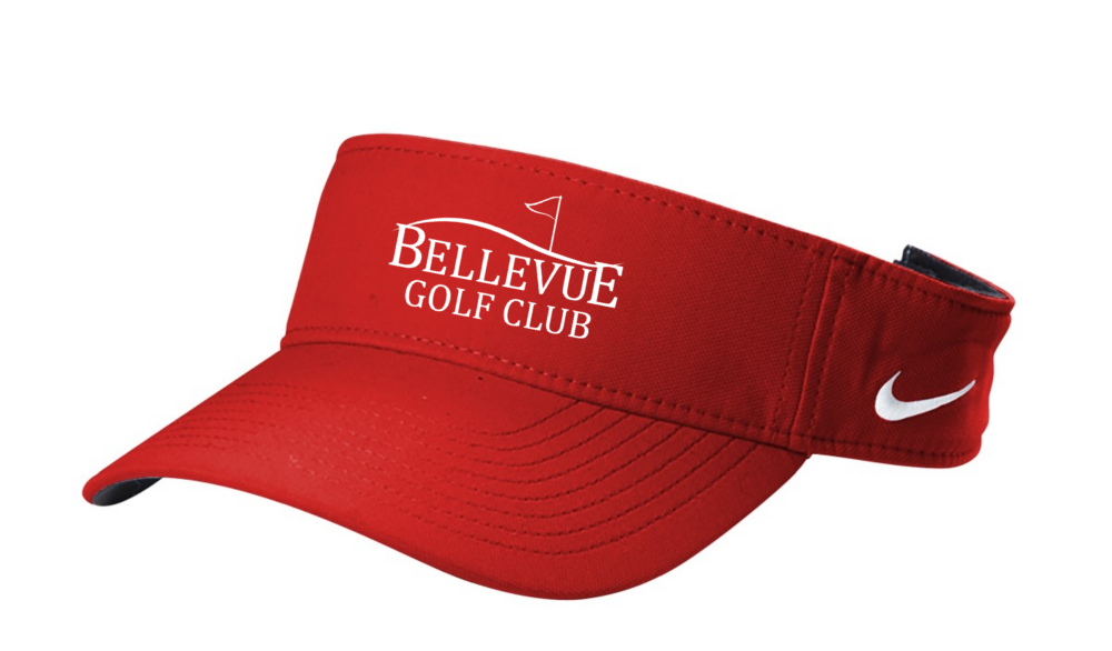 Bellevue Golf Club Unisex Nike Dri-FIT Team Performance Visor (8 Color Options) - Image 11