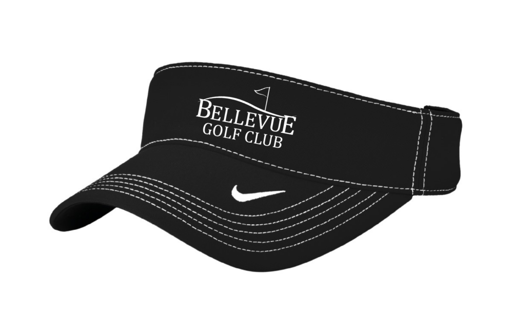 Bellevue Golf Club Women's Nike Dri-FIT Ace Visor (4 Color Options) - Image 3
