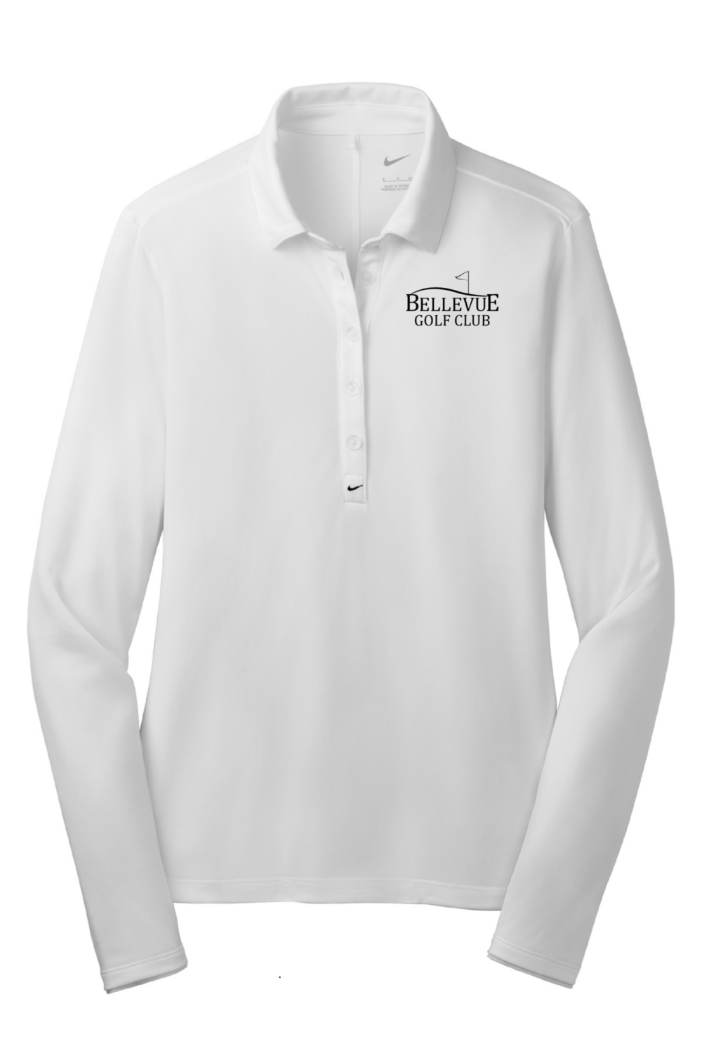 Bellevue Golf Club Nike Ladies Long Sleeve Dri-FIT Stretch Tech Polo (5 Color Options) - Image 5