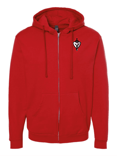 Marquette Catholic Defenders PTO Christmas Fundraiser Adult Unisex Tultex Full-Zip Hooded Sweatshirt (5 Color Options)