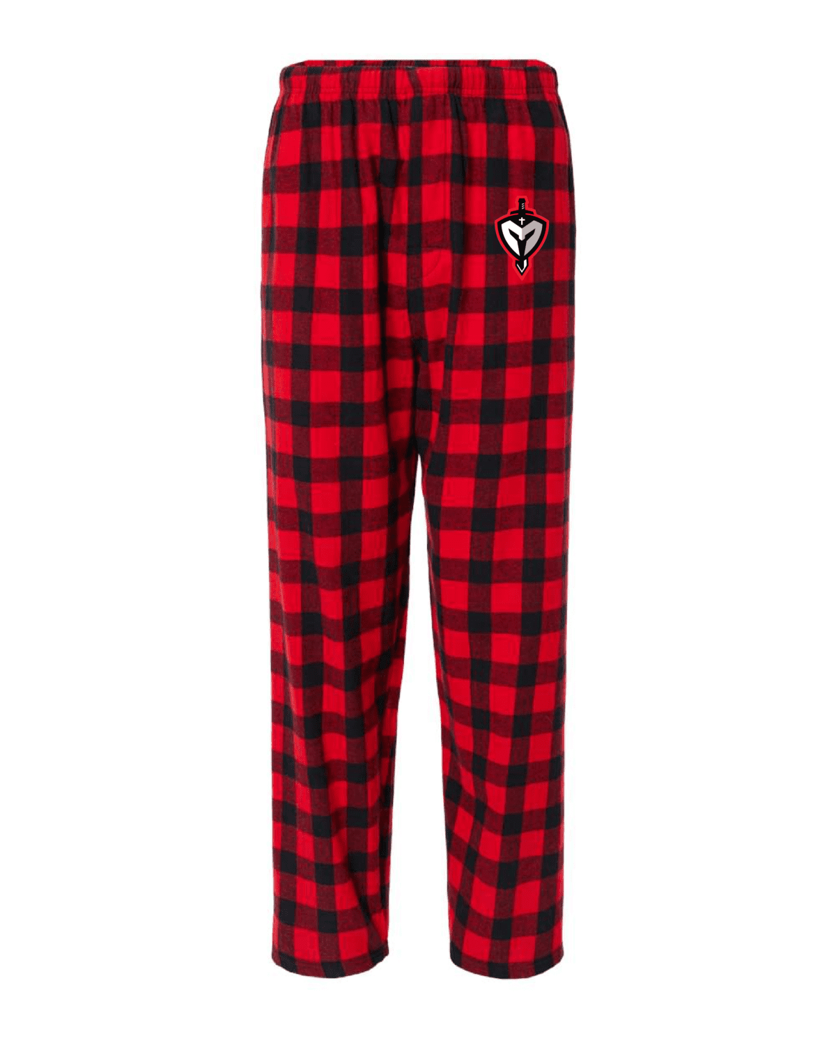 Marquette Catholic Defenders PTO Christmas Fundraiser Adult Unisex Red/Black Buffalo Boxercraft Harley Flannel Pants