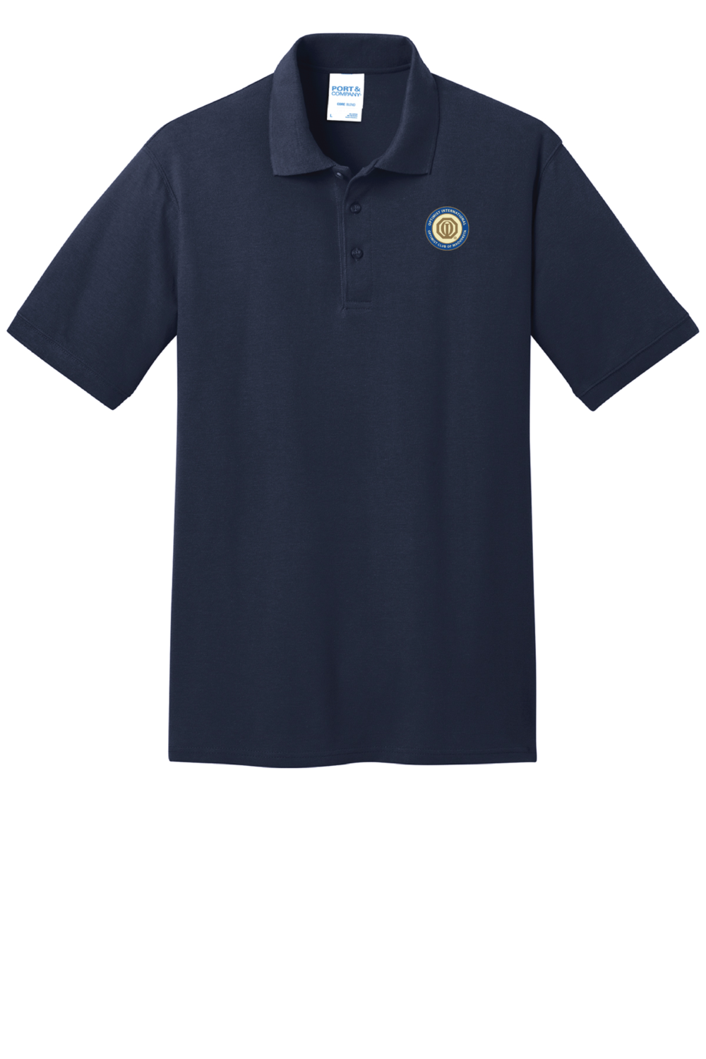 2025 Maquoketa Optimist Club Adult Port & Company Core Blend Pique Polo (6 Color Options) - Image 3