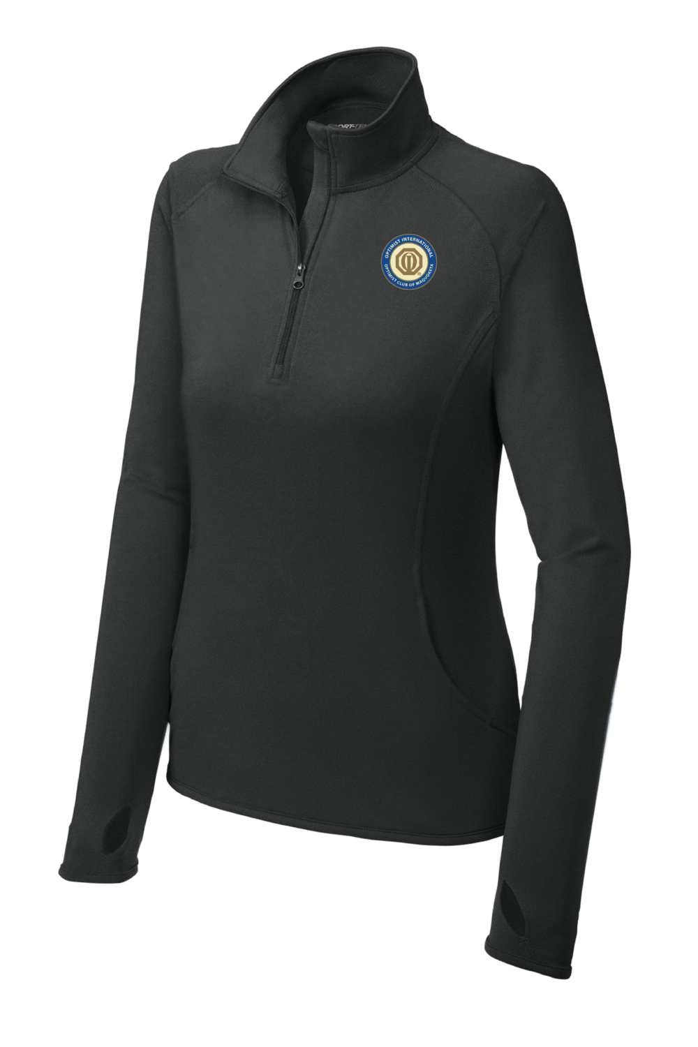 2025 Maquoketa Optimist Club Ladies Sport-Tek Sport-Wick Stretch 1/4 Zip Pullover (5 Color Options) - Image 2