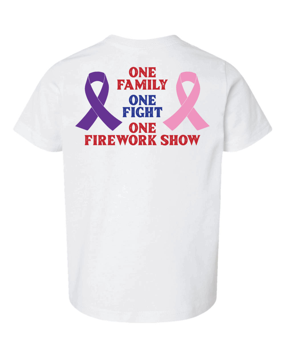 2025 Reed Farm Fireworks Toddler Rabbit Skins Fine Jersey T-Shirt (3 Color Options) - Image 2