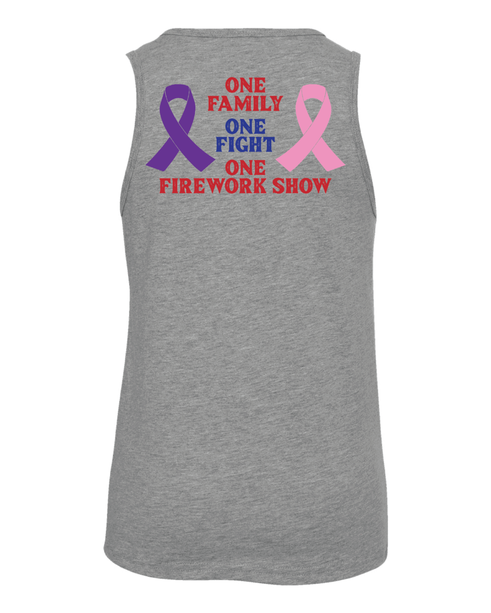 2025 Reed Farm Fireworks Youth Bella + Canvas Heather CVC Tank (2 Color Options) - Image 4