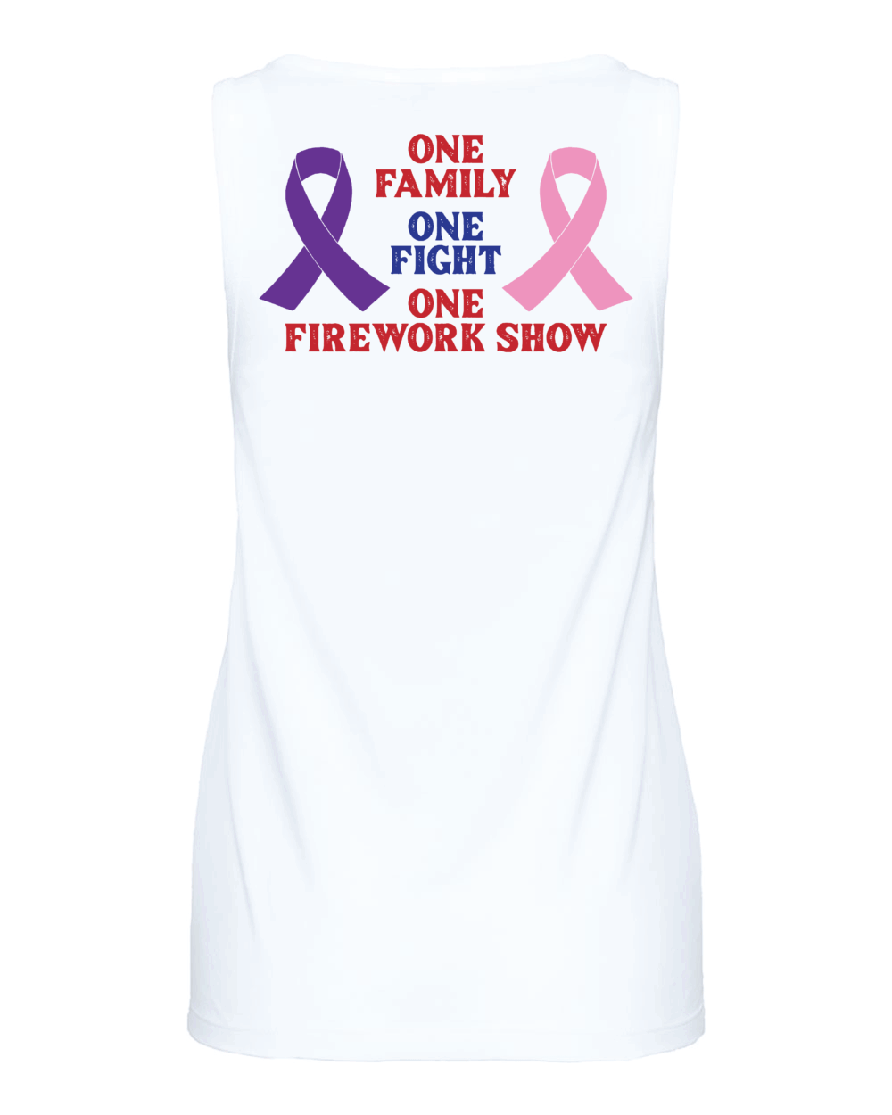 2025 Reed Farm Fireworks Women’s Next Level Cotton Tank (2 Color Options) - Image 2