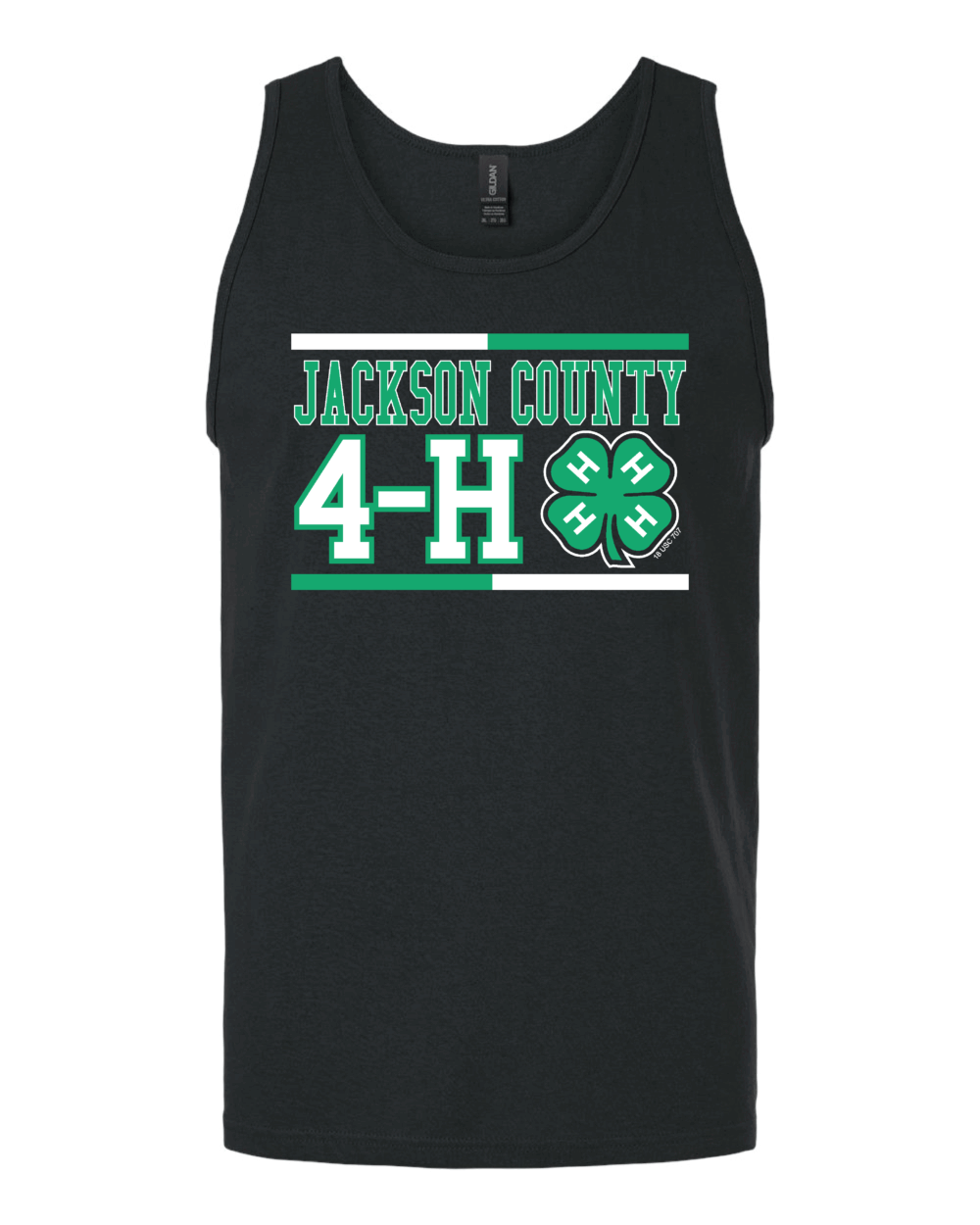 Jackson County 4-H Adult Unisex Gildan Ultra Cotton Tank Top (2 Color Options)