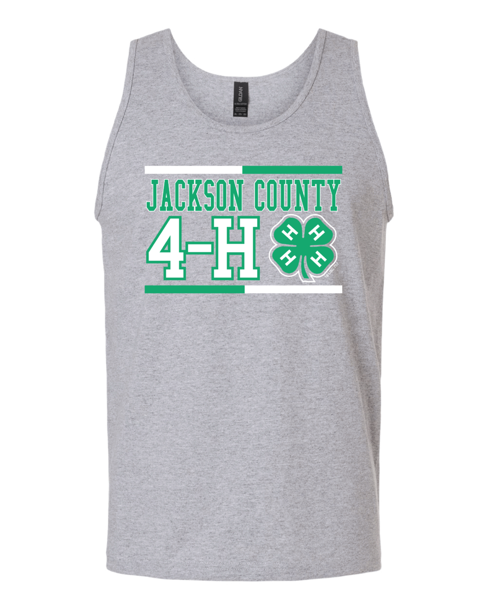 Jackson County 4-H Adult Unisex Gildan Ultra Cotton Tank Top (2 Color Options) - Image 2
