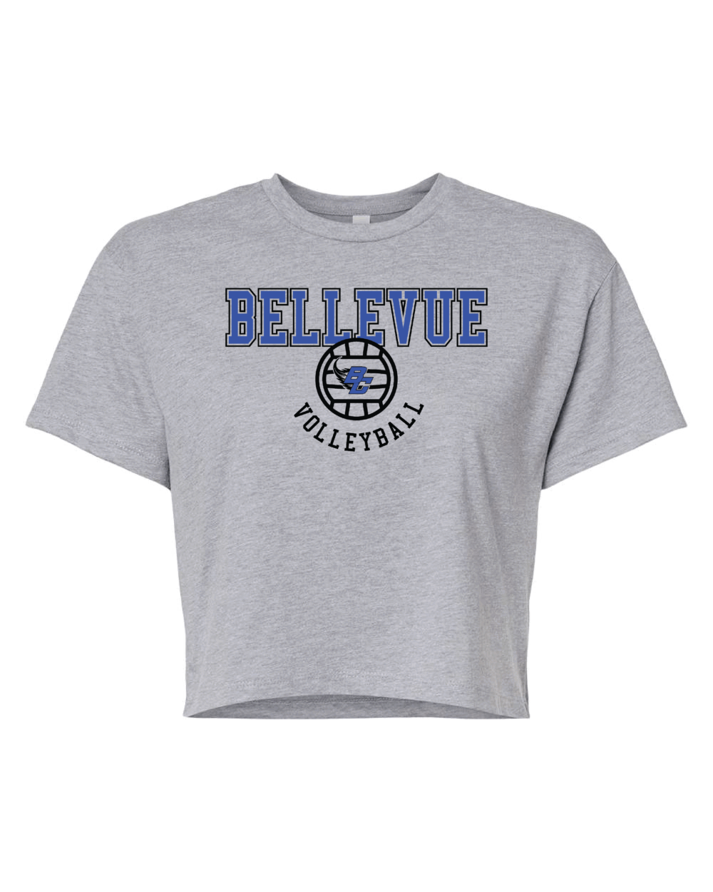 2025 Bellevue Comets Volleyball Fundraiser Women’s Next Level Ideal Crop Top (3 Color Options) - Image 2