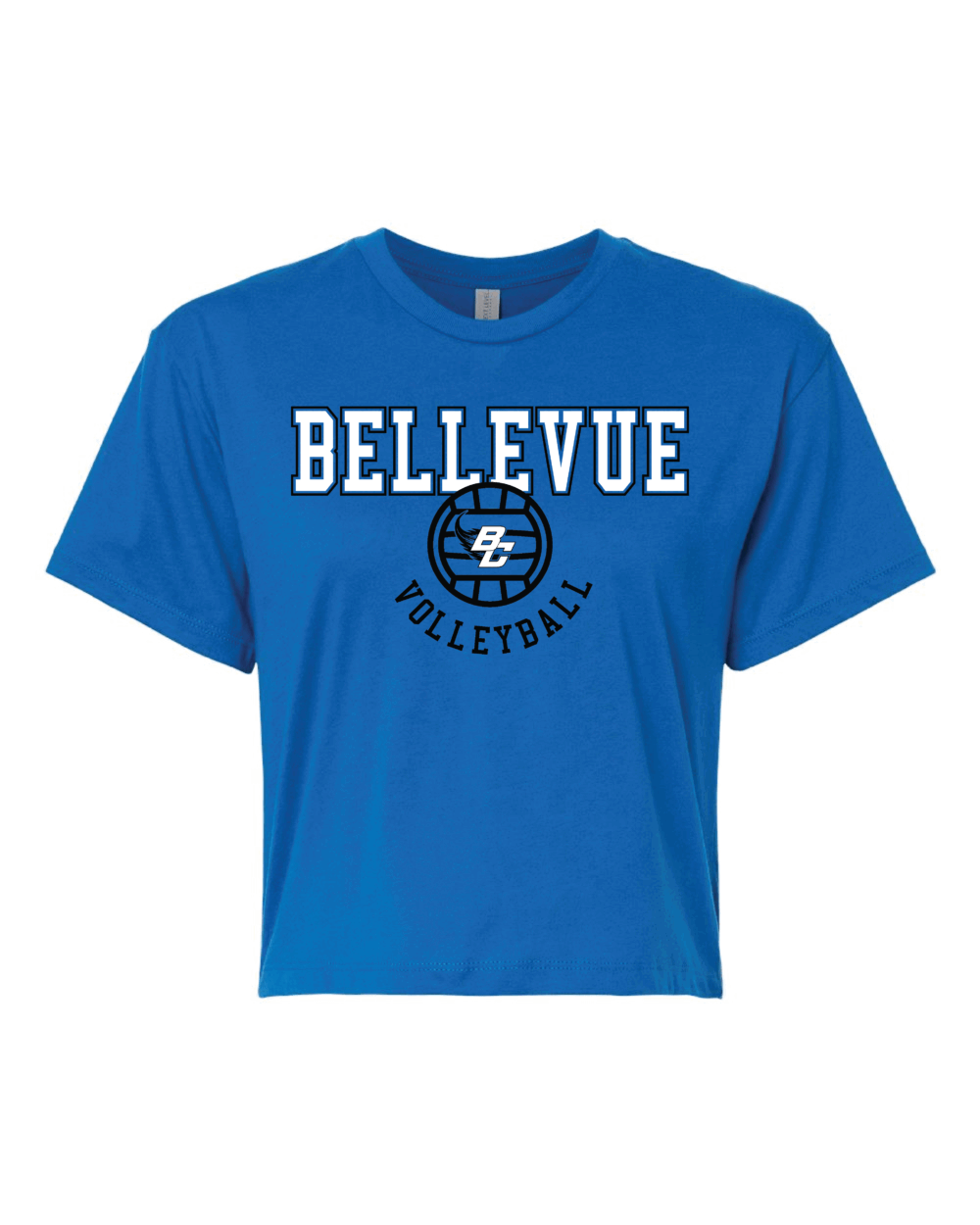 2025 Bellevue Comets Volleyball Fundraiser Women’s Next Level Ideal Crop Top (3 Color Options) - Image 3