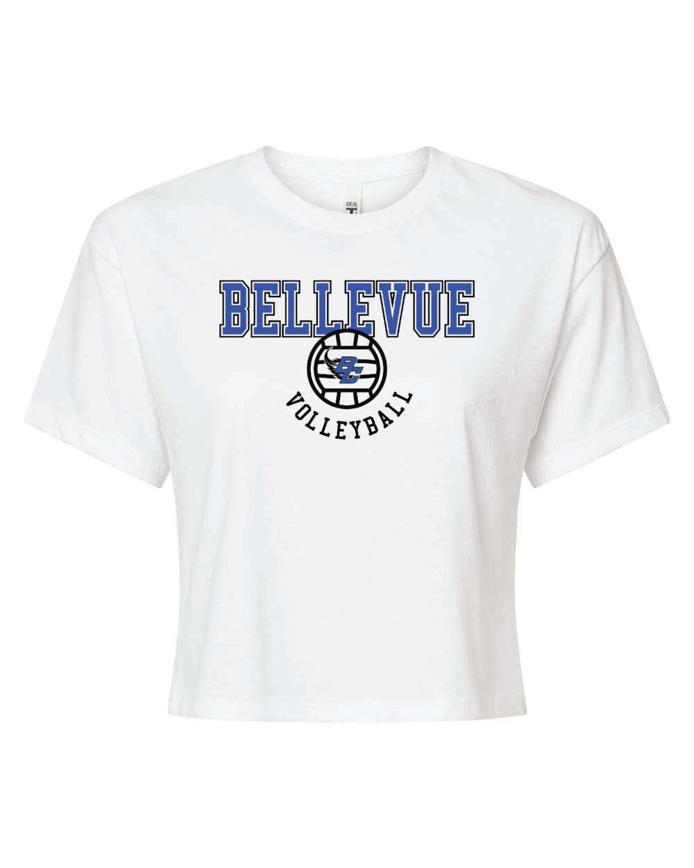 2025 Bellevue Comets Volleyball Fundraiser Women’s Next Level Ideal Crop Top (3 Color Options)