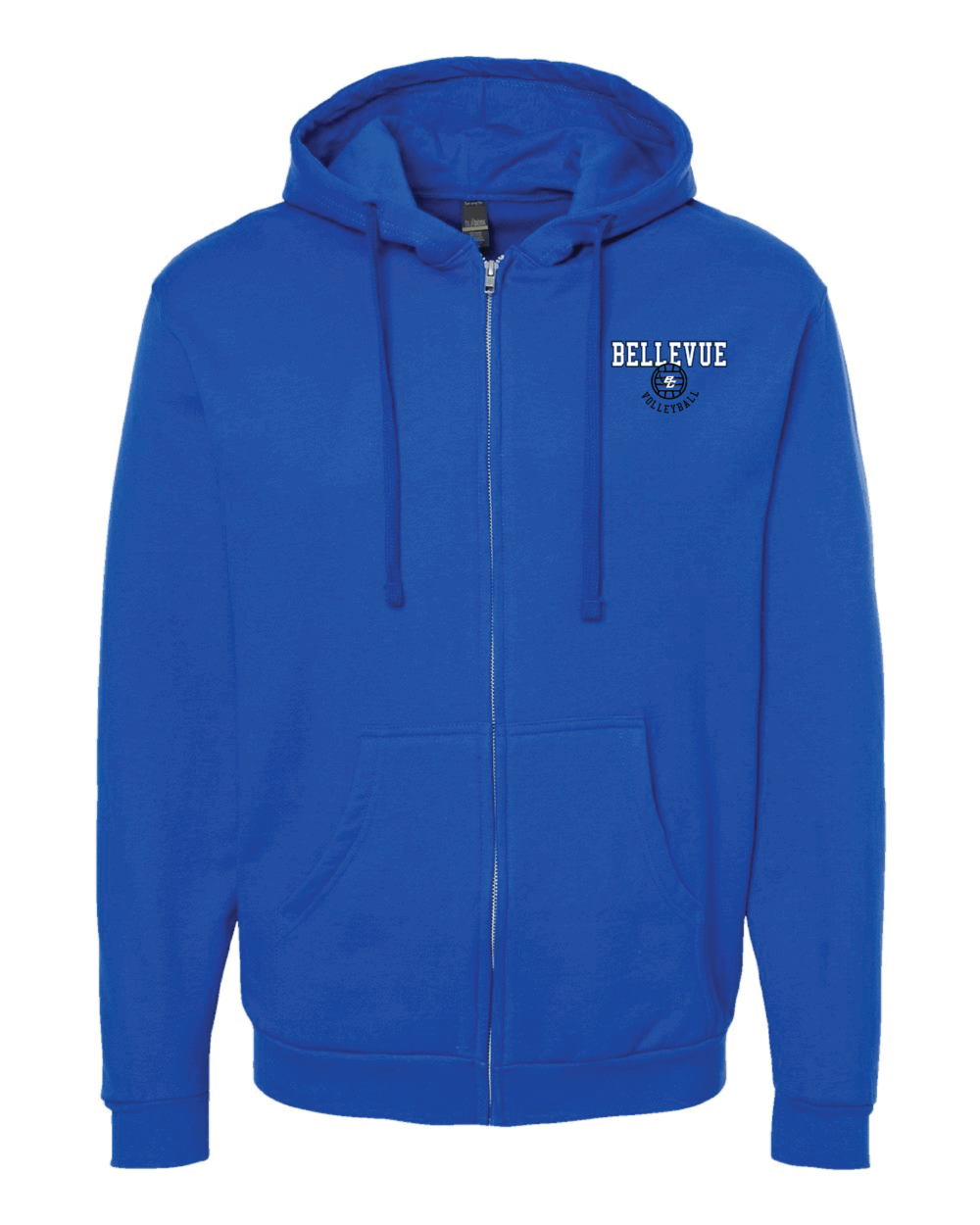 2025 Bellevue Comets Volleyball Fundraiser Adult Tultex Full-Zip Hoodie (2 Color Options)