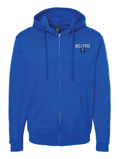 2025 Bellevue Comets Volleyball Fundraiser Adult Tultex Full-Zip Hoodie (2 Color Options)