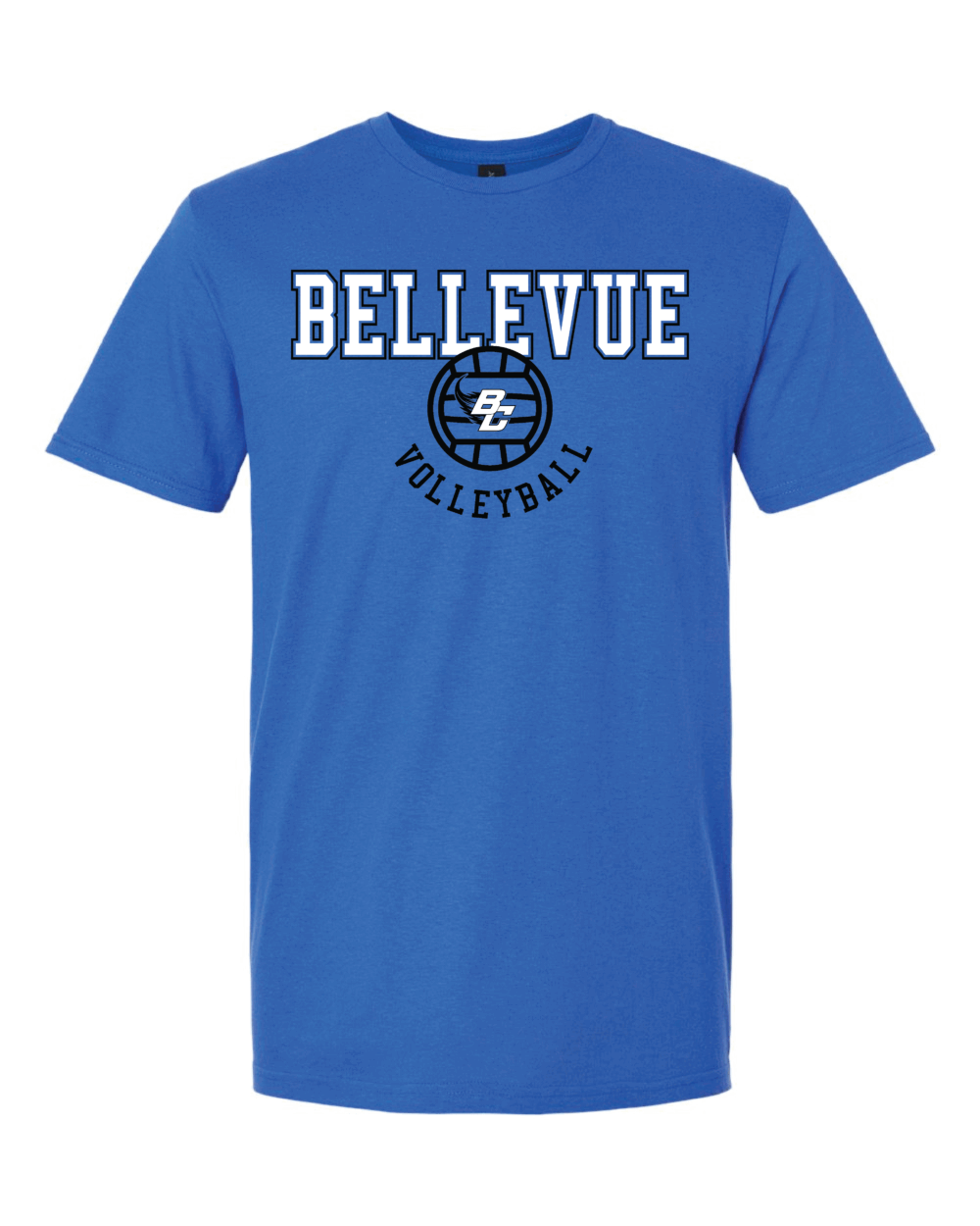 2025 Bellevue Comets Volleyball Fundraiser Adult Gildan Softstyle T-Shirt (4 Color Options) - Image 3