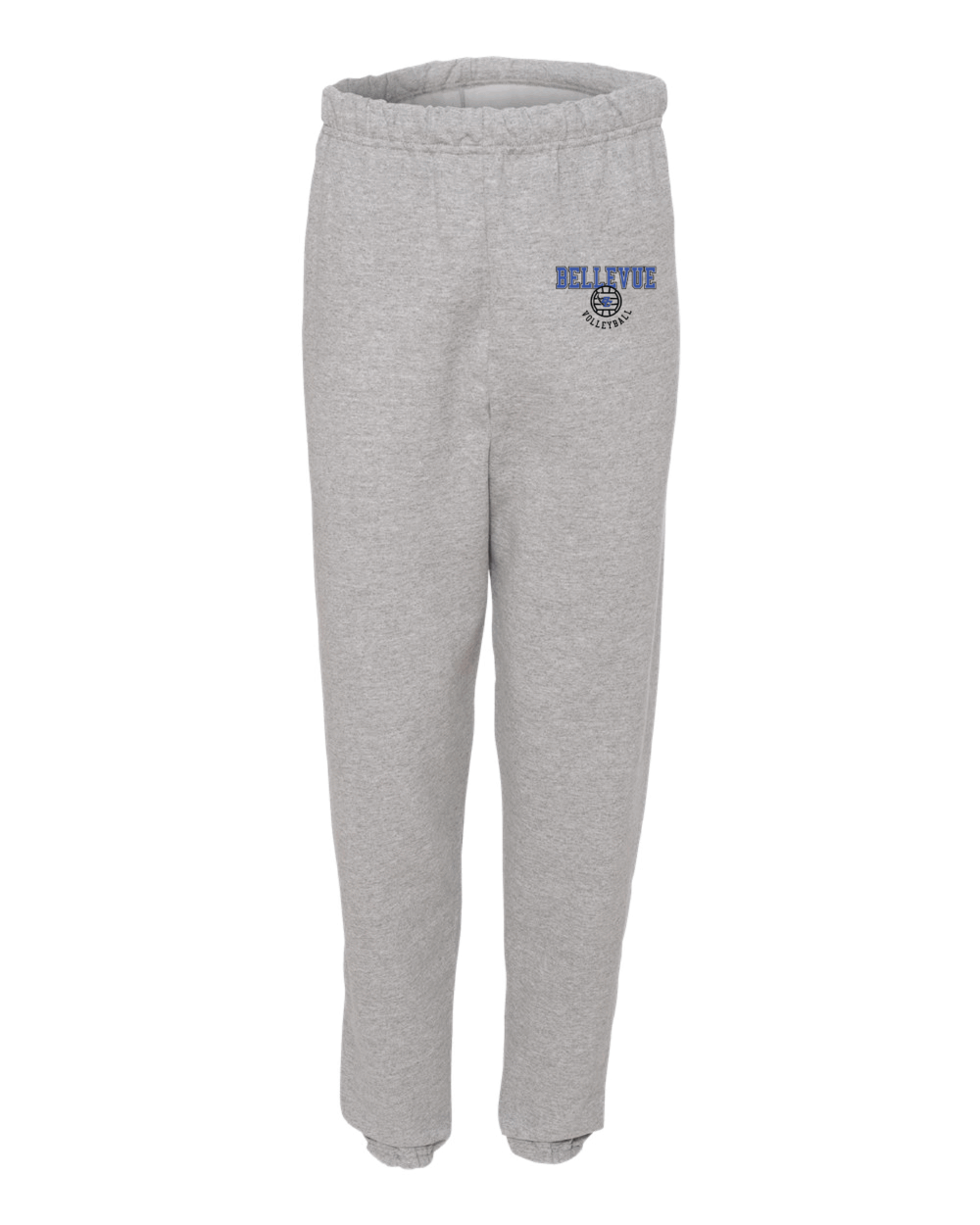 2025 Bellevue Comets Volleyball Fundraiser Athletic Heather Adult Jerzees NuBlend Sweatpants