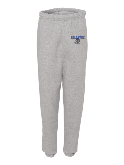 2025 Bellevue Comets Volleyball Fundraiser Athletic Heather Adult Jerzees NuBlend Sweatpants