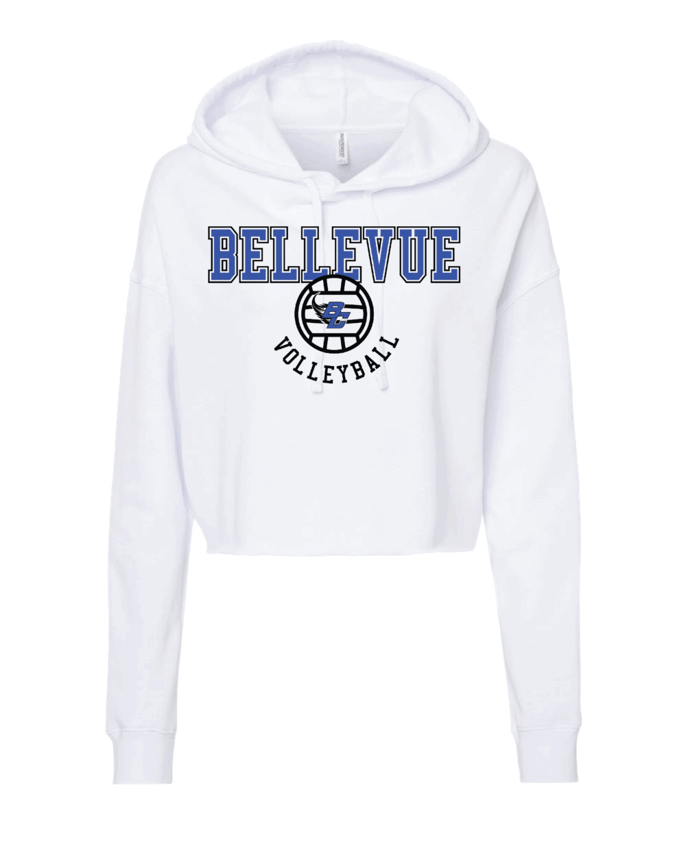 2025 Bellevue Comets Volleyball Fundraiser Women’s Independent Trading Co. Lightweight Crop Hoodie (2 Color Options)