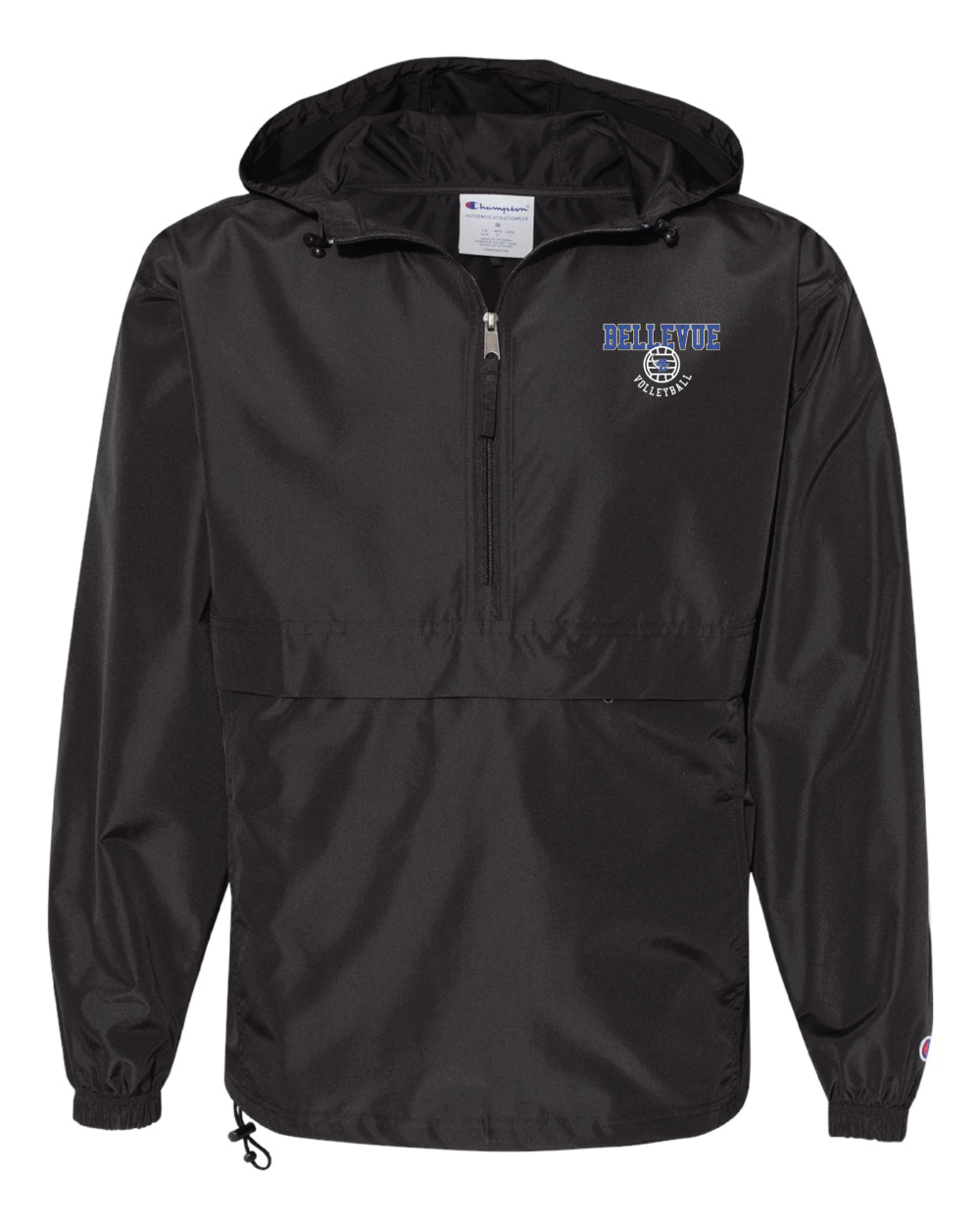2025 Bellevue Comets Volleyball Fundraiser Adult Champion Packable Anorak Jacket (2 Color Options) - Image 2