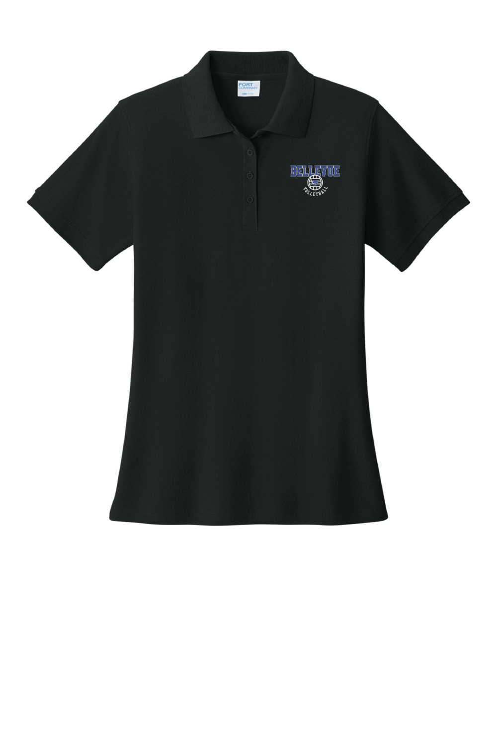 2025 Bellevue Comets Volleyball Fundraiser Women's Port & Co Core Blend Pique Polo (4 Color Options)