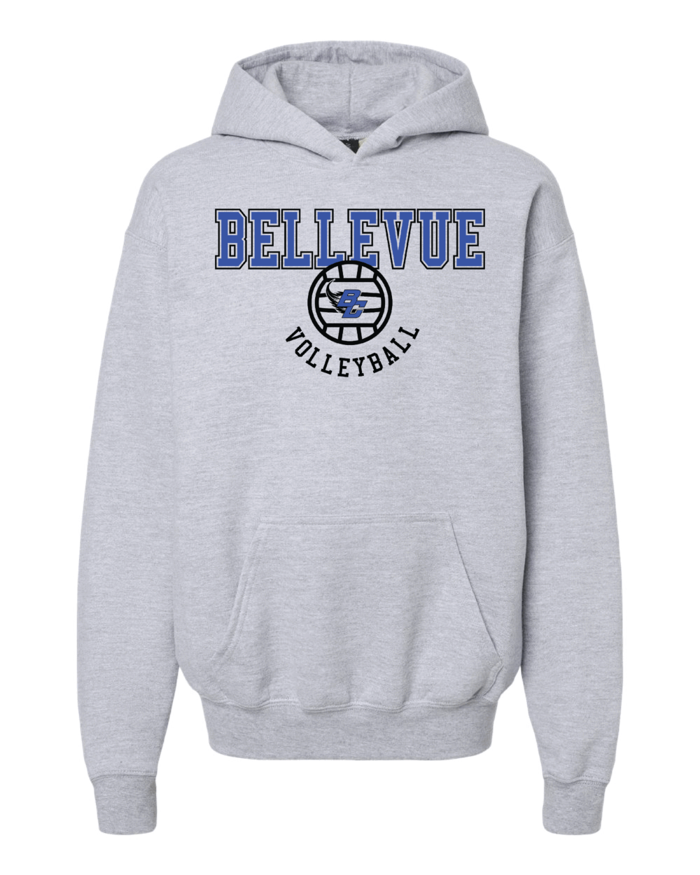2025 Bellevue Comets Volleyball Fundraiser Youth Gildan Softstyle Midweight Hoodie (3 Color Options) - Image 2